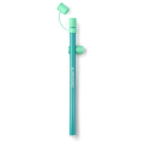 LifeStraw Sip Essential BPA-Free Reusable Filter Straw, Seaglass, 1PK | Plastic Reusable Filter Drinking Straw, Removes Microplastics, Bacteria and Parasites for Travel and Everyday Use in Saudi Arabia