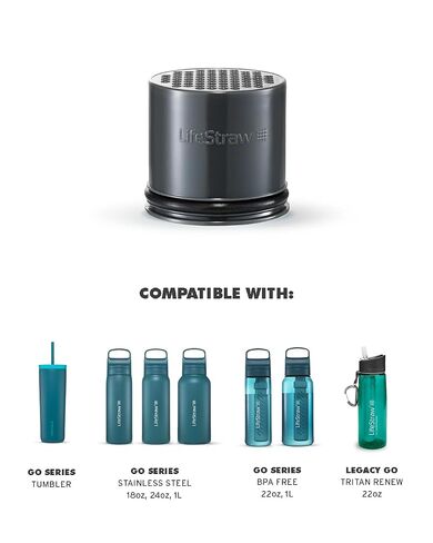 LifeStraw Carbon Capsule Replacement Filter for Go Bottle 2-Stage & Steel (2-Pack) in Saudi Arabia