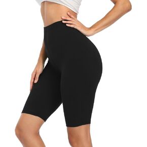 Women's Slip Shorts High Waist Stretchy Yoga Pants Under Dress Shorts Anti Chafing Short Leggings