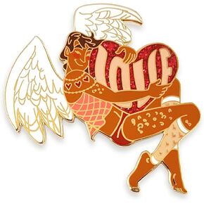 Pinsanity Cupid Pin Up Boy Enamel Lapel Pin
