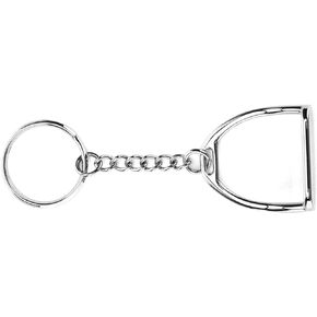 GLOGLOW Horseshoe Keychain, Stirrup Keychain Stirrup Snaffle Keychain Silver Horseshoe Shaped Key for Bag Key Decoration PendantHorseshoes