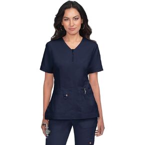 KOI Stretch 1060 Regan Top Navy 3XL