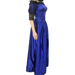 Off The Shoulder Victorian Style Southern Belle Ball Gown Puff Long Sleeve Princess Lolita Tea Dress Rococo Dress