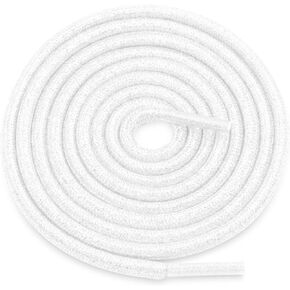 Round Glitter Shoe Laces: Shiny Metallic Sparkle Shoe Strings - 2 Pair