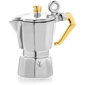 Sterling Silver Italian Espresso Pot Travel Charm