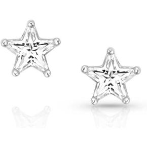 Montana Silversmiths Western Lifestyle Inspired Post/Stud Earrings (North Star Crystal) in Saudi Arabia