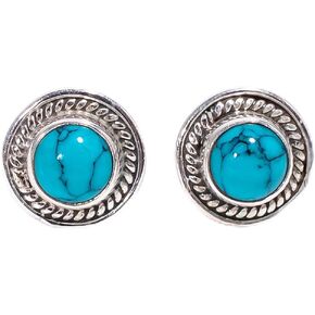 Universe Kart Studs earrings in 925 Sterling Silver, Girl Minimal Stud Jewellery for Office & Everyday Use, Unique Fine Stone Jewelry Gifts for Women - Girls
