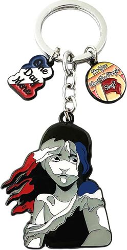 PIEINA Les Miserable Keychain Anime Cosplay Jewelry Les Misérable Broadway Music Keychain Gifts for Men Woman, 0, 0 in Kuwait