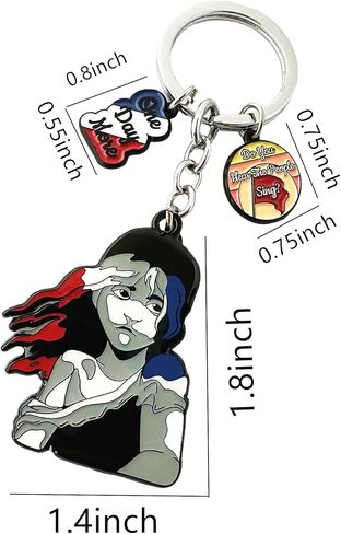 PIEINA Les Miserable Keychain Anime Cosplay Jewelry Les Misérable Broadway Music Keychain Gifts for Men Woman, 0, 0 in Kuwait