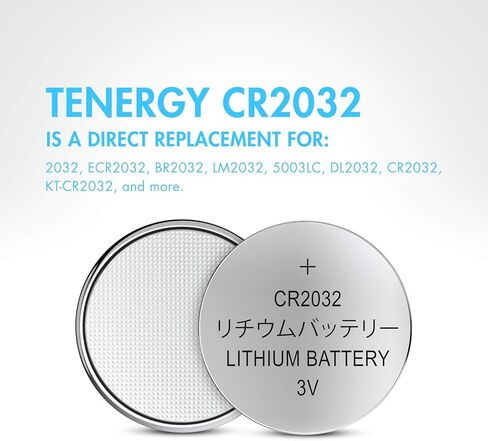 Tenergy 3V CR2016 and 3V CR2032 Lithium Button Cells 10 Packs Bundle, Ideal for Key Fobs, AirTag, Calculators, Watches, and More in Saudi Arabia