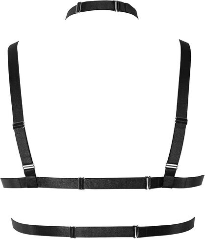 Women's Body Cage Breast Harness Belts Hollow Out Bra Strappy Plus Size Lingerie New Punk Gothic Rave Charm Tops Bras in Saudi Arabia