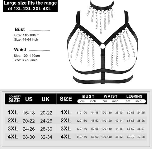Women's Body Cage Breast Harness Belts Hollow Out Bra Strappy Plus Size Lingerie New Punk Gothic Rave Charm Tops Bras in Saudi Arabia