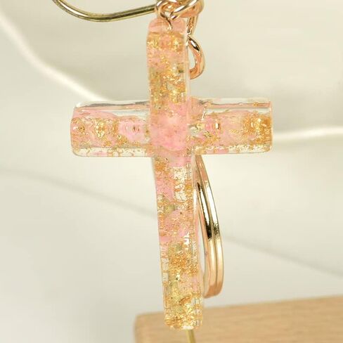 Siopue ابنة الابن الهدايا المسيحية للبنين بنات زهرة الصليب سلاسل المفاتيح in Kuwait