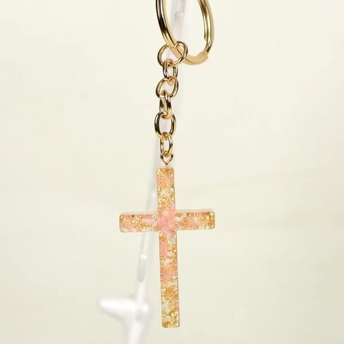 Siopue ابنة الابن الهدايا المسيحية للبنين بنات زهرة الصليب سلاسل المفاتيح in Kuwait