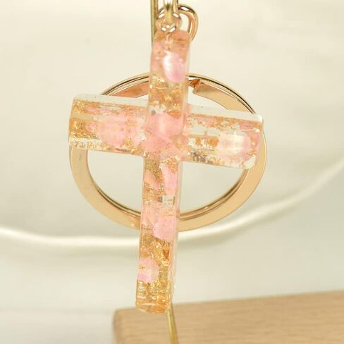 Siopue ابنة الابن الهدايا المسيحية للبنين بنات زهرة الصليب سلاسل المفاتيح in Kuwait