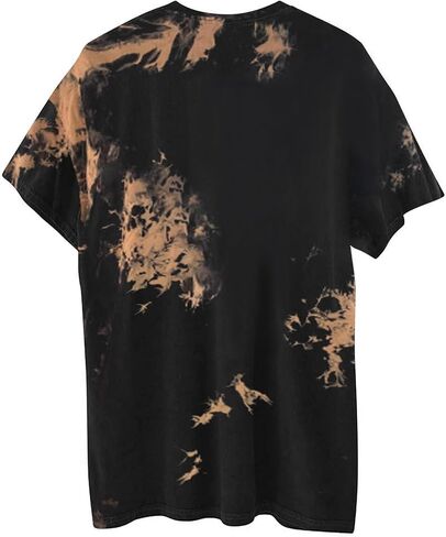 Avanova Women's USA Letter Graphic Oversized Tee Short Sleeve Round Neck Casual Loose T Shirt in Saudi Arabia