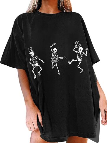 Avanova Women's USA Letter Graphic Oversized Tee Short Sleeve Round Neck Casual Loose T Shirt in Saudi Arabia