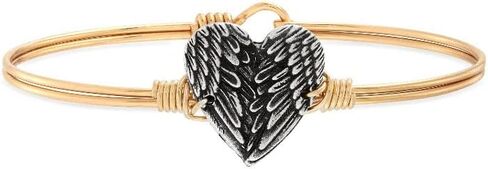 Luca + Danni Angel Wing Heart Bangle Bracelet in Kuwait