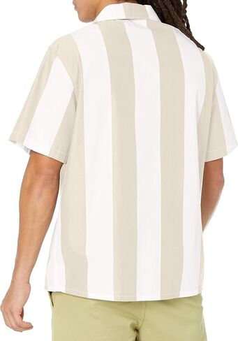Calvin Klein Men's Stripe Easy Camp Shirt in Saudi Arabia