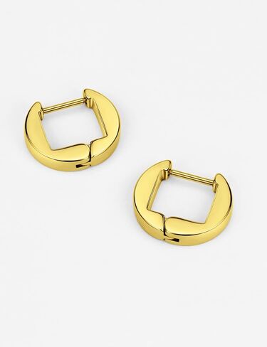 316L Surgical Steel Earrings Small Hoop Earrings for Women Trendy Cuff Earrings Huggie Stud Small Huggie Earrings for Women Stainless Steel Earrings for Women Stainless Steel Huggie Earrings in Saudi Arabia