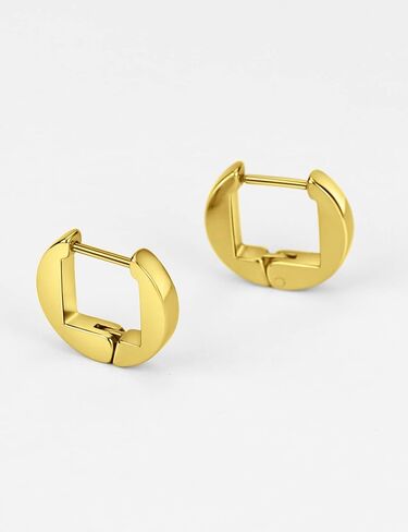 316L Surgical Steel Earrings Small Hoop Earrings for Women Trendy Cuff Earrings Huggie Stud Small Huggie Earrings for Women Stainless Steel Earrings for Women Stainless Steel Huggie Earrings in Saudi Arabia