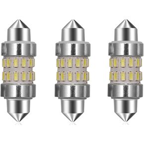 FICBOX Marine LED Replacement Bulb Boat Light Bulbs Super Bright 12 Volt 31 mm Bulbs for Boat Anchor Light Deck Lights Bow Light Stern Lights Bulb 3PCS(Cool White)