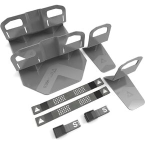Stayhold, Sidekick Rubber Liner Shopping Holders with Quickstrap Set - 2 Sidekick Medium, 2 Quick Straps, 2 Sidekick Small, 2 Utility Straps