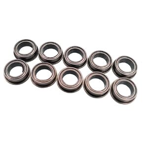 10pcs FR168ZZ Shielded Flanged Model Ball Flange Bearings 1/4" x 3/8" x 1/8"Q
