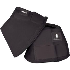Classic Equine Neoprene Bell Boots, Black, Large