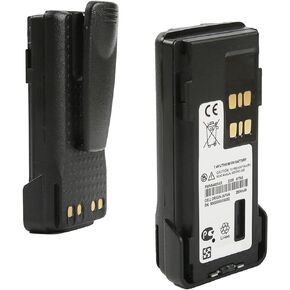 AWEDAS 7.4v 2600mAh IMPRES Battery PMNN4493A PMNN4493B with Radio Lanyard for Motorola Impres Battery APX4000 XPR3300 XPR3300e XPR3500 XPR 3500e XPR7350 XPR7380 XPR7550e XiRP6600 Battery+Belt Clip