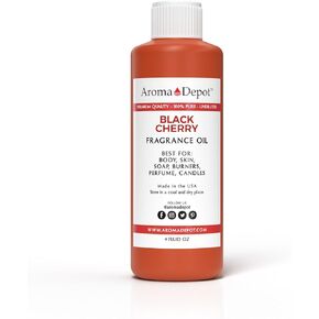 Black Cherry 4oz Fragrance Oil I Perfume I Skin Oil I Scented Oil. DIY Projects Such as Candles, Bath Bombs, Body Butters, Creams & Lotions. Few Drops in The Diffuser, Burners, or Warmers.