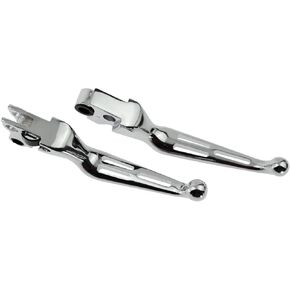 HDBUBALUS Motorcycle Brake Clutch Levers Fit for Harley '96-'03 XL '96-'17 Dyna '96-'07 Touring '96-'14 Softail Chrome