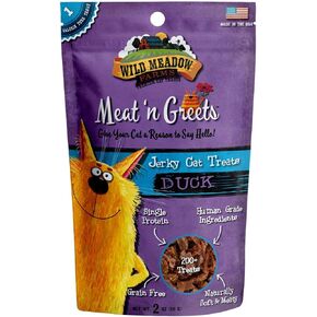 Wild Meadow Farms - Cat Treats - Meat 'N Greets - Soft Jerky Treats (Beef)