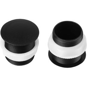 10pcs Black Push Buttons 28mm Screw in type Black Push Button Cover Cap for Arcade Joystick DIY Kits Parts