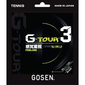 GOSEN G-Tour 3، شعور جيد عند التأثير، خيط تنس من البوليستر