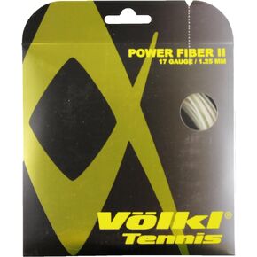 Volkl Power Fiber II | Tennis Racquet String | Power & Spin | Shock & Vibration Reduction