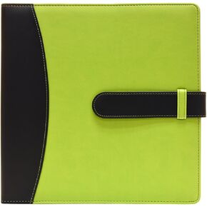 Ultra Pro -8.5 x 11 - Green - 3-Ring Photo and Scrapbook Album with Trim