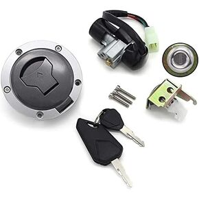 Ignition Switch Lock Key Fuel Gas Cap Key Set for Honda 35010-K26-B02 for Honda GROM MSX125SF 2016 for Honda GROM125 AC HANDLEBAR 2017-2018 Ignition Switch gas cap
