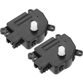 ACROPIX HVAC Blend Door Actuator Heater Air Door Actuator Motor Black Fit for Ford Fiesta 2011-2018 No.BE8Z19E616B - Pack of 2