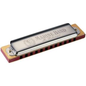 HOHNER 364S-C Marine Band Soloist 12 Hole Harmonica, Key of C, Stainless steel
