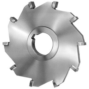 6" Diameter, 3/4" Width, Milling Cutter, Carbide Tipped, 6 Straight Teeth, 1-1/4" Arbor Hole, for Milling Aluminum and Non-Ferrous Material, USA Made 56829