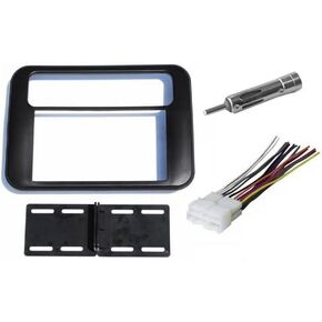 Custom Install Parts Double Din Aftermarket Stereo Radio Installation Install Dash Kit + Wire Harness and Antenna Adapter Fits Pontiac Firebird/Trans Am