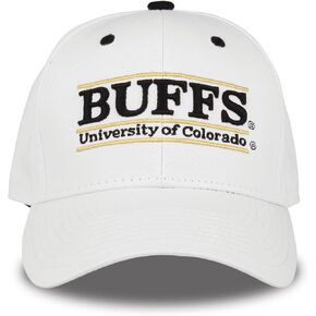NCAA Colorado Buffaloes Unisex NCAA The Game bar Design Hat, White, Adjustable