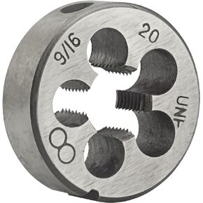 9/16"-20 UN Round Die, Right Hand Machine Thread Die 9/16 x 20 UN