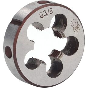 G3/8 Thread Repair Die, Alloy Steel Cylindrical Pipe Threading Tool with 5 Chip Holes, Hex Pipe Dies for Rethreading, Pipe Die Set for Steel Pipe Threader & Garden Hose Thread Die in Kuwait