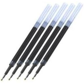 Pentel Energel Liquid Gel Pens Refills-0.5mm- Fine Line, Black Ink-value set of 5