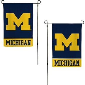 لافتة علم حديقة صبار الصحراء بجامعة ميشيغان ولفرينز UM U of M 100% بوليستر (تصميم A) in Kuwait