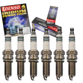 Sixity Auto 6 pc DENSO Iridium Power Spark Plugs compatible with Honda Odyssey 3.5L V6 2008-2015