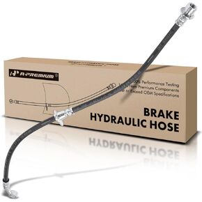 A-Premium Front Passenger Brake Hydraulic Hose Compatible with Select Honda and Acura Models - Civic 2001-2005, EL 2001-2005 - Replace# 46410S5AJ030