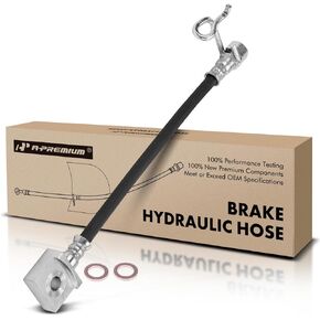 A-Premium Rear Side Brake Hydraulic Hose Compatible with Ford Models - For F-450/F-550 Super Duty 2011-2016, F53 1999-2004 2006-2009 2011-2021, F59 2015-2020 - Replace# BC3Z2267B